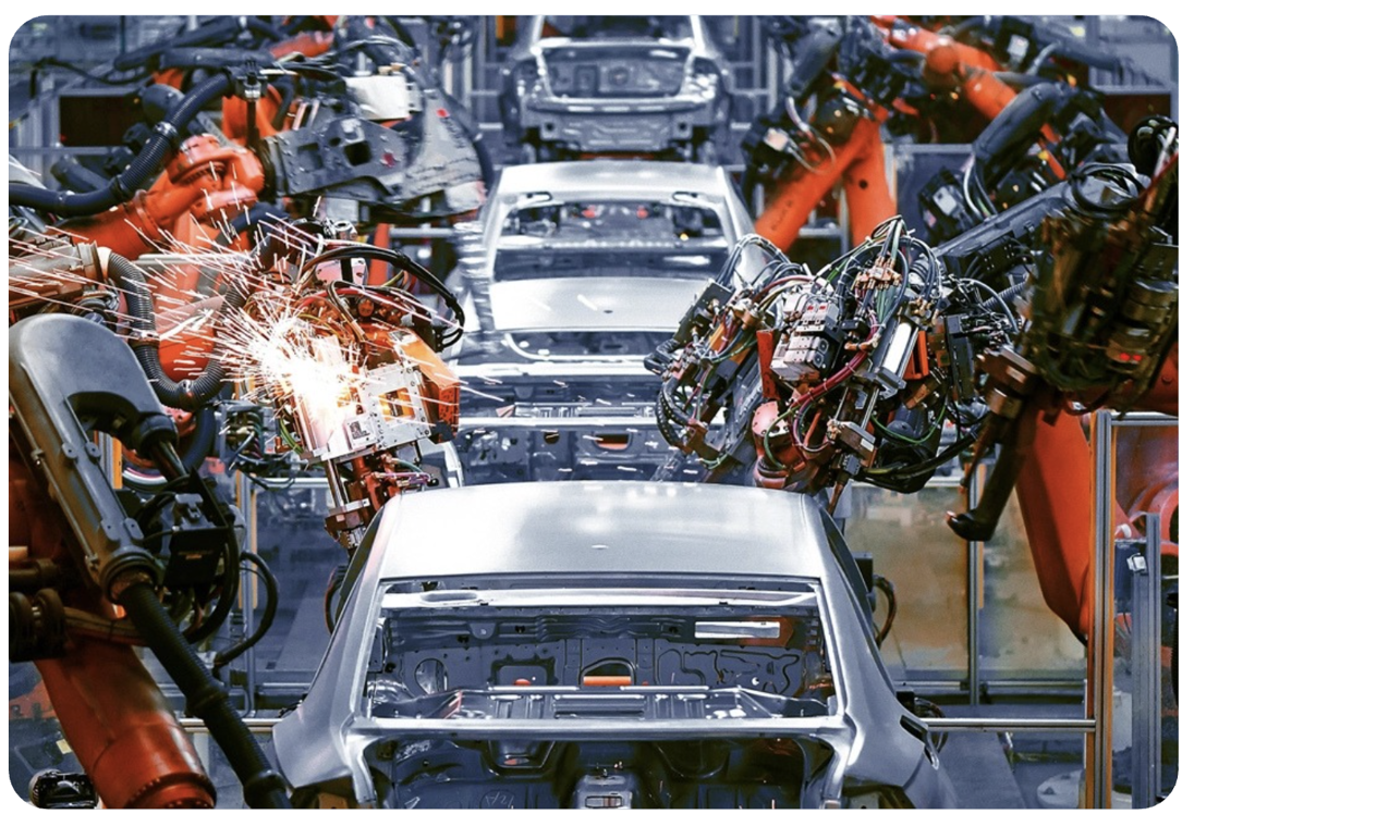 Automobile, robot, production line