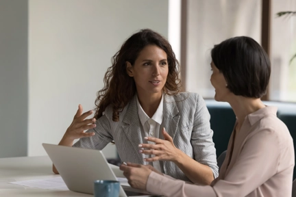women collaborating