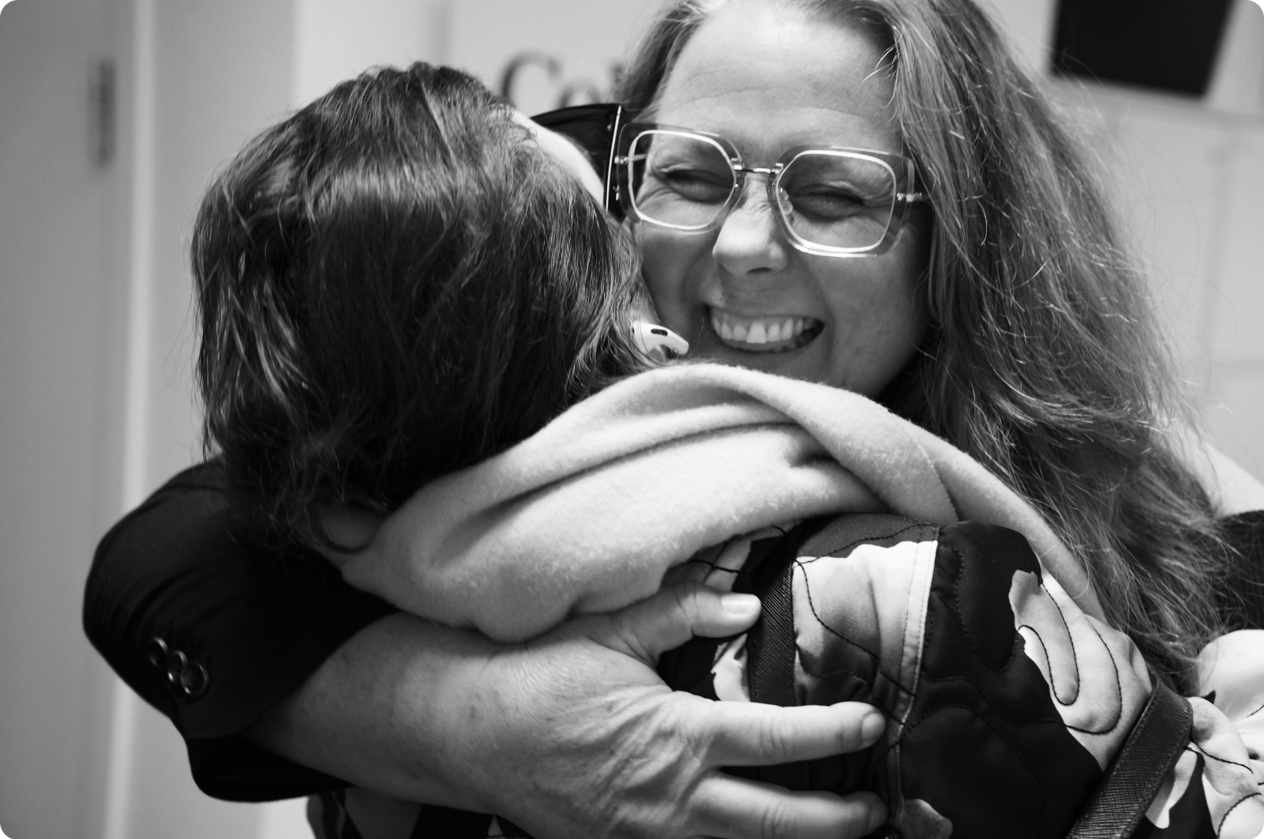 C_her - Malmö Tina Rudin Kaikkonen  hugging
