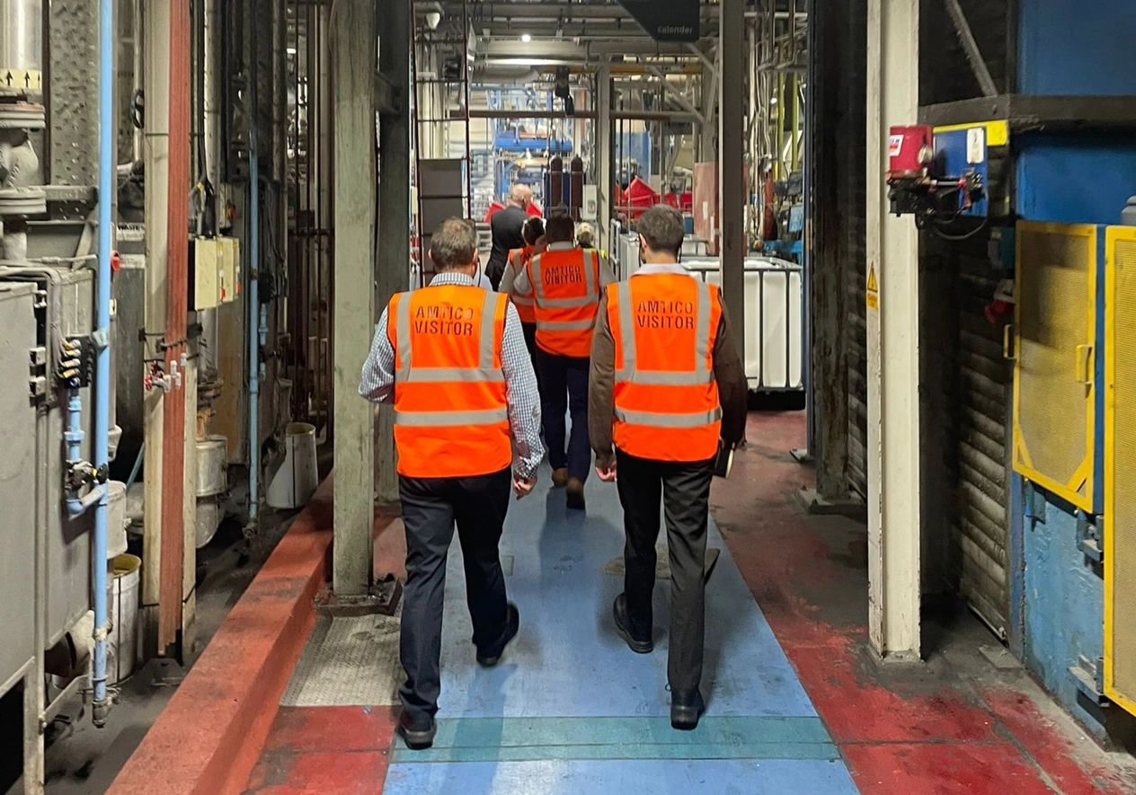 Judges visiting smart factory for TMMX awards