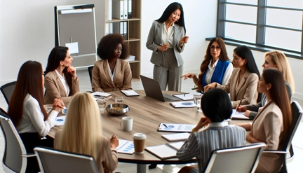 sales team females