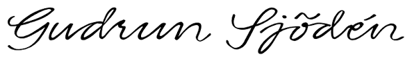 Gudrun Sjödén logo