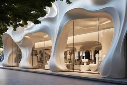 futuristic-store-with-abstract-concept-architecture